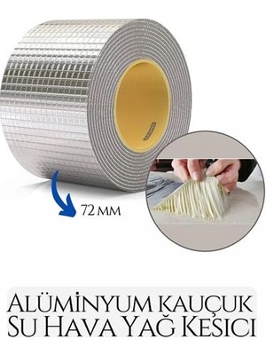 Calperia 72 mm Su Hava Yağ Kesici Izolasyon Bandı 2 Metre 716878