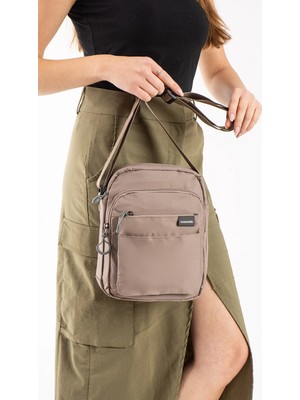 Sanmorris Unisex Çok Bölmeli Fonksiyonel Omuz Çantası - Günlük El Çantası