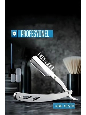 Calperia Berber Usturası - Üstten Açmalı Amerikan Tip Berber Tıraş Usturası 721912