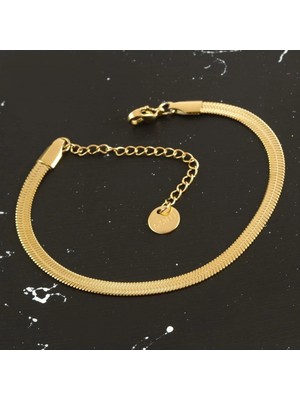 Uluora Italyan Çelik Zincir Bileklik