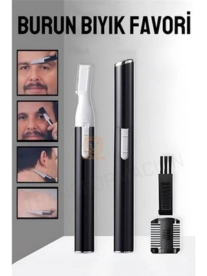 Calperia Erkek Bıyık Favori Düzeltici Kulak Ense Kaş Burun Kıl Alıcı 717395