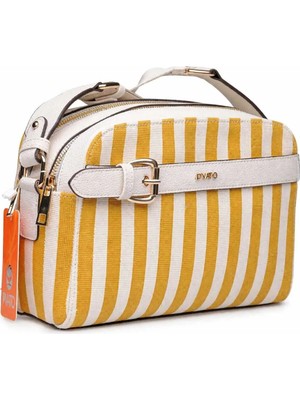 Kadın Çapraz Omuz Çantası Kanvas Kumaş Çok Bölmeli Günlük Kullanım