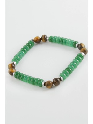 Uluora Yeşim Kaplangözü Doğaltaş Bileklik