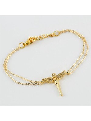 Uluora Peri Figürlü Zirkon Taşlı Bileklik