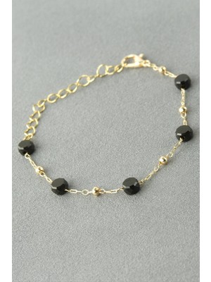 Uluora Yuvarlak Kristal Taşlı Bileklik