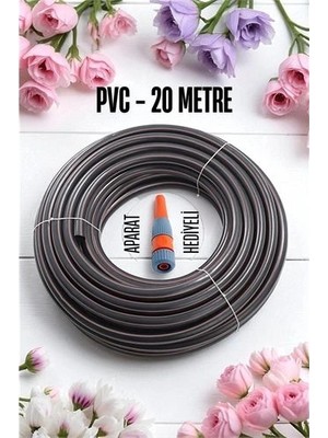 Calperia 20 Metre Bahçe Hortumu Sulama Aparatı Set 721898