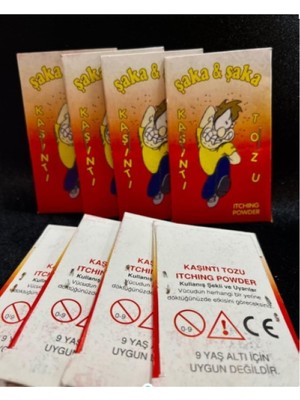 Uravas Store 5 Adet Kaşıntı Tozu Şaka Kaşıntı Tozu Eğlence Şaka Amaçlı Toz