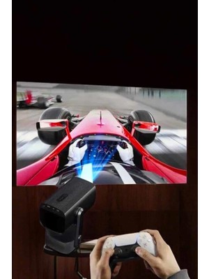 Kont Taşınabilir Sinema Oyun Projektörü Akıllı Projeksiyon Android 11