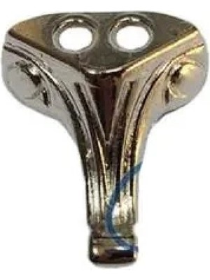 Magicool Moda Taşlı Ahşap, Mdf, Sunta Sandık Ayağı, Kutu Ayak 1,5 cm - Nikel