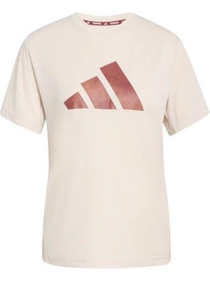 Adidas Kadın  Bej  T-Shirt Run Ess Bl T W KA0280