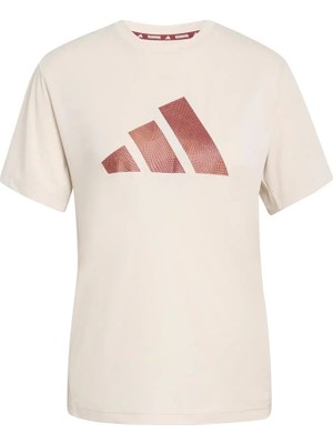 Adidas Kadın  Bej  T-Shirt Run Ess Bl T W KA0280