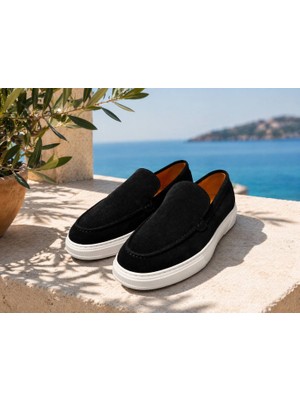 Calvaren Nova Süet Hakiki Deri Eva Taban Günlük Loafer