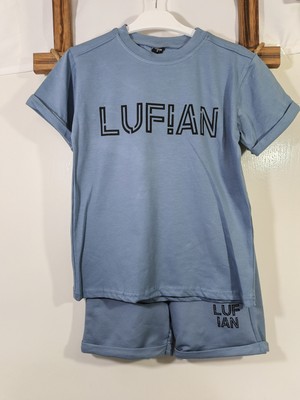 Diba Bebek Lufian Baskılı Erkek Çocuk Şortlu 2'li Takım