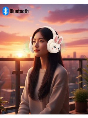Kont Peluş Kablosuz Bluetooth Kulaklık Çocuk ve Genç Kullanıma Uygun