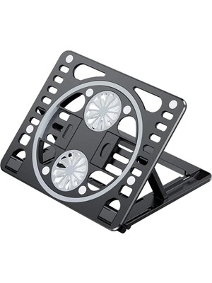 Kont Ally Ayarlanabilir Taban Çift Fanlı Tablet ve Laptop Soğutucu STAND-(5775)