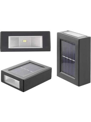 Uravas Store Dekoratif Duvar Lambası Solar Güneş Enerjili Bahçe Aydınlatması