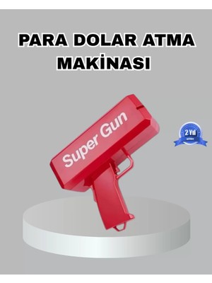 Kont Para Saçma Makinesi Kırmızı Model 100’LÜ Para Hediyeli