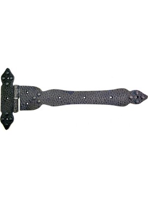 TKÇ Antika Tarz Dekoratif Pirinç Kuyruklu Yönlü Dövme Menteşe - Battal, Oksit