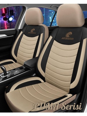 Galaxy Peugeot 208 Bütün 2012-2020  Uyumlu Puma Serisi Oto Koltuk Kılıfı