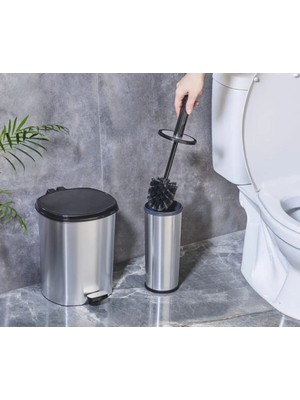 Abnturk Ultra Lüks Kaliteli Şık Tasarımlı 2 Parça Düz Metal Banyo Seti Lavabo Seti
