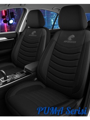 Galaxy Seat Leon Statıon Statıon Vagon 2016 Uyumlu Puma Serisi Oto Koltuk Kılıfı Fermuarlı