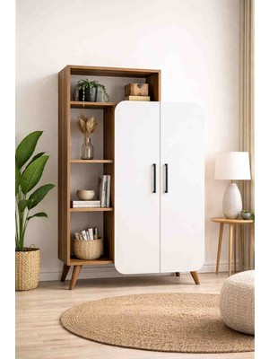 DEKONOVA Nova (180X200 Cm) Çok Amaçlı Dolap Kitaplık