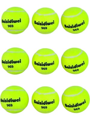 Verto Dayanıklı Tenis Topu 9’lu Set Yüksek Performans ve Dengeli Zıplama