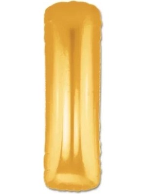 Midas Toptan Home Altın Sarısı Folyo I Harfi Balon 1 Metre
