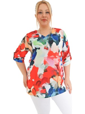 Eskişehir Mağazacılık 1179 Flaş Krep Bluz