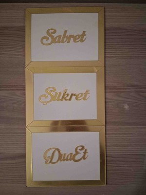 Buypass Sabret, Şükret, Dua Et Üçlü Setimiz Stoklarda