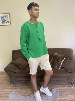 Tuba Toptaş Patlı Müslin Gömlek