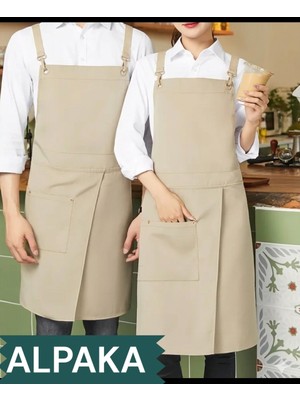 Alpaka Kumaş Atölye Barista Seramik Aşçı Master Chef Çiçekçi Pastacı Mutfak Önlüğü