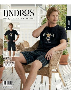 Lindros EO-01443 Erkek Kısa Kol Süprem Şort Takım