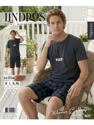 Lindros EO-01304 Erkek Kısa Kol Süprem Şort Takım