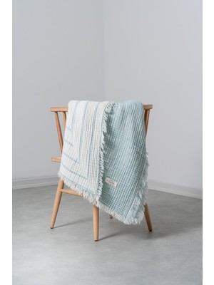 Rikka Home %100 Pamuk 4 Kat Muslin Battaniye 140X190 cm – Hafif, Nefes Alabilen, Çok Amaçlı Örtü