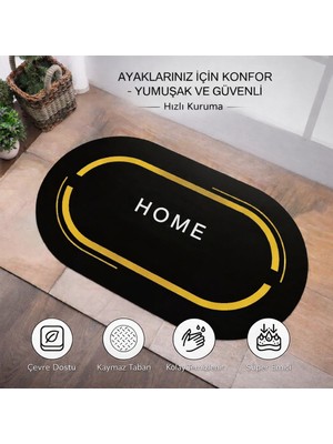 Nobera Banyo Paspası – Kaymaz Taban, Hızlı Kuruyan Nappa Deri Mikrofiber 60X90 cm