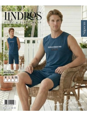 Lindros EO-01316 Erkek Sıfır Kol Süprem Şort Takım