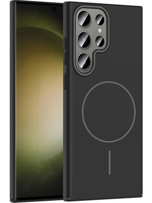 Galaxy S23 Broş Magsafe Kapak - Siyah