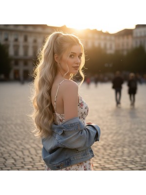 Bağlamalı Daalı At Kuyruğu / Balköpüğü Platin Röfleli