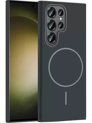 Galaxy S24 Broş Magsafe Kapak - Füme