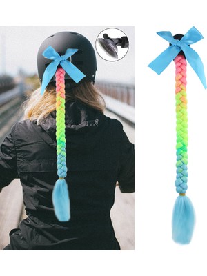 Motosiklet Kaskı Örgülü At Kuyruğu / ACM05