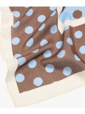 Parfois Kadın Desenli Kare Ipek Şal