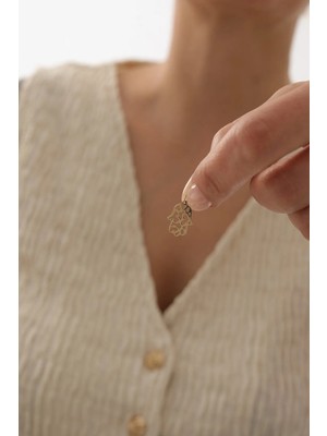 Yavuz Kuyumculuk 14 Ayar Altın Fatma Ana Kolye Ucu