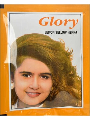 Limon Sarı Hint Kınası (Lemon Yellow Henna) 10 gr Paket