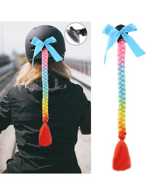 Motosiklet Kaskı Örgülü At Kuyruğu / ACM16