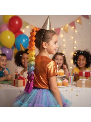 Bn Örgülü Lastikli At Kuyruğu / ACM22