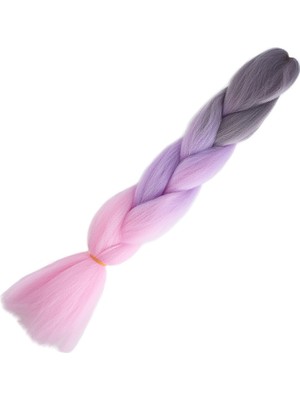 Afrika Örgülük Ombreli Sen 100 Gr. / Gri / Lila / Pembe