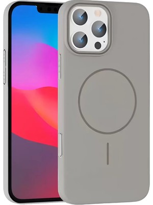 Iphone 16 Broş Magsafe Kapak - Titan Gri