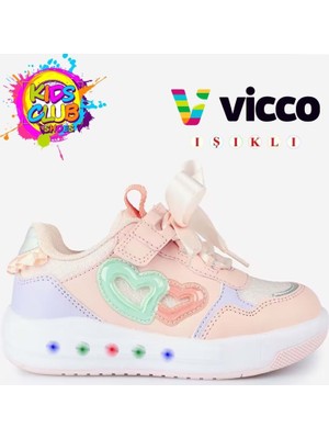 Vicco Tracy Işıklı Süs Bağcıklı Ortopedik Çocuk Spor Ayakkabı