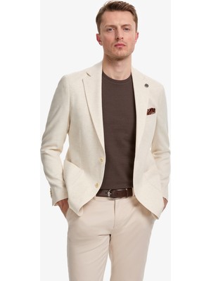Pierre Cardin Erkek Bej Ex. Slim Fit Ceket 50320377-VR011